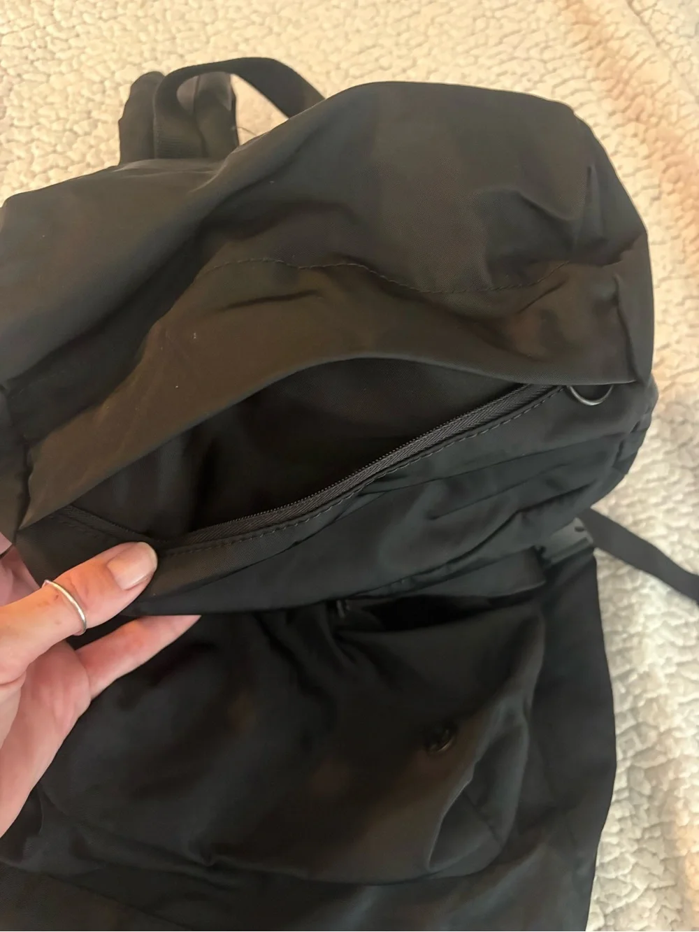 Black lululemon Backpack - Lightweight Everyday Pack